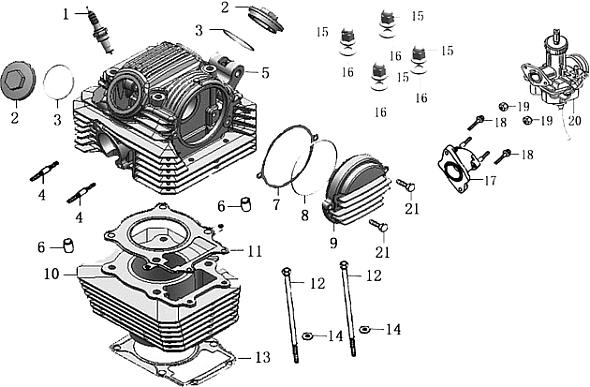 Двигатель zs172fmm 5